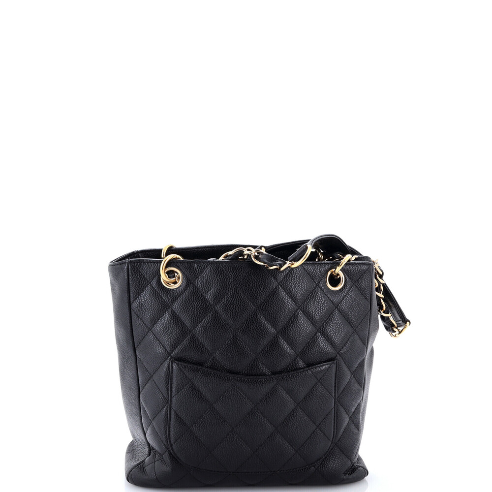 Chanel Petite Shopping Tote Quilted Caviar - Picture 3 of 5